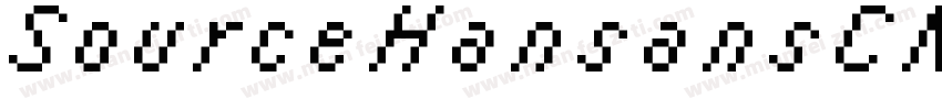 SourceHansansCNVF_56字体转换
