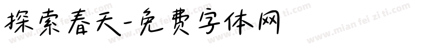 探索春天字体转换