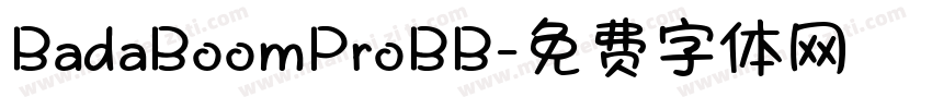 BadaBoomProBB字体转换