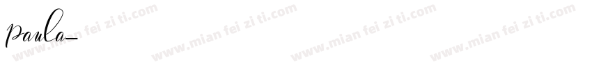 Paula字体转换