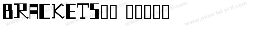 brackets字库字体转换