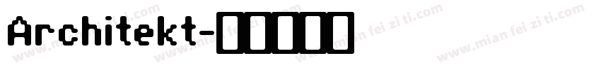 Architekt字体转换