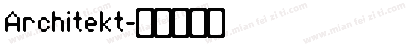 Architekt字体转换