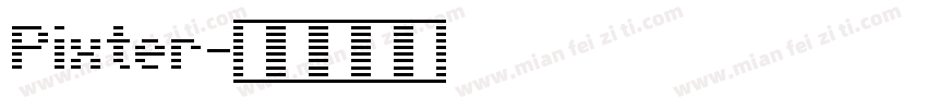 Pixter字体转换