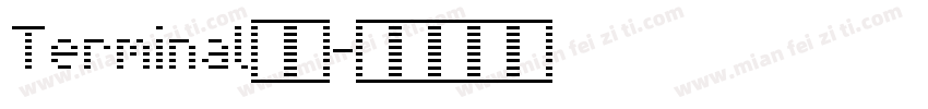 Terminal字体字体转换
