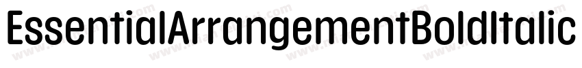 EssentialArrangementBoldItalic-pvwd字体转换