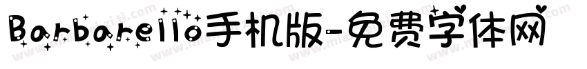 Barbarello手机版字体转换