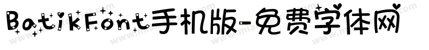 BatikFont手机版字体转换