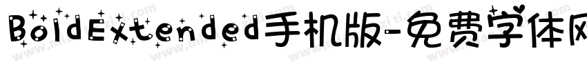 BoldExtended手机版字体转换