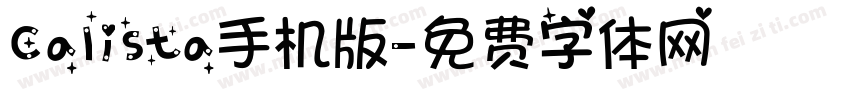 Calista手机版字体转换