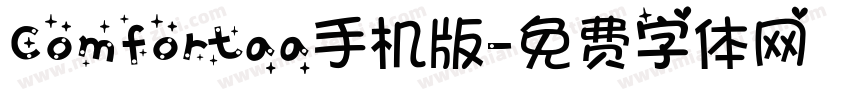 Comfortaa手机版字体转换