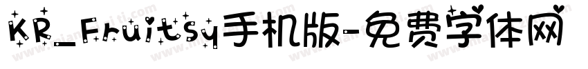 KR_Fruitsy手机版字体转换