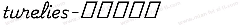 turelies字体转换