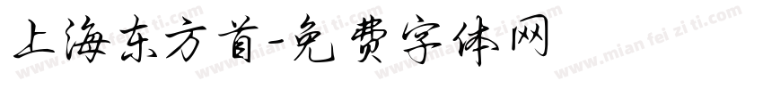 上海东方首字体转换