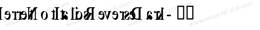 FerretNotItalicsReverseDark字体转换