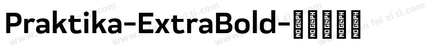 Praktika-ExtraBold字体转换