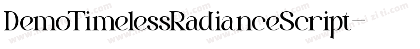 DemoTimelessRadianceScript字体转换