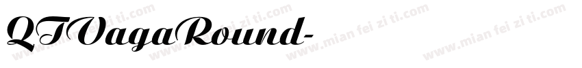 QTVagaRound字体转换