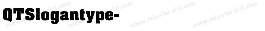 QTSlogantype字体转换