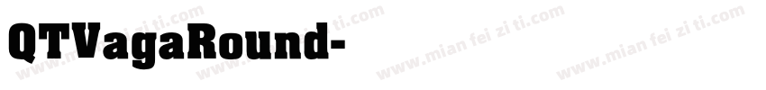 QTVagaRound字体转换
