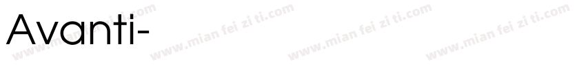 Avanti字体转换