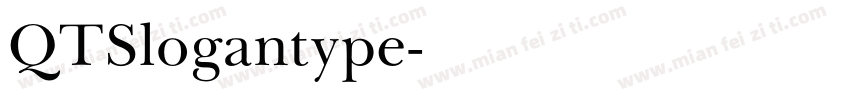 QTSlogantype字体转换