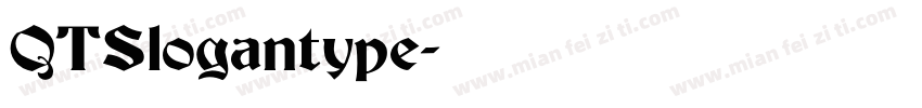 QTSlogantype字体转换