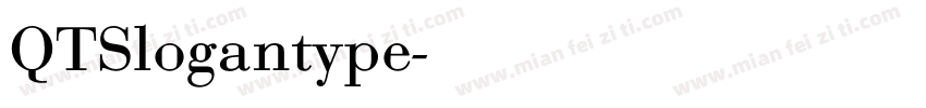 QTSlogantype字体转换