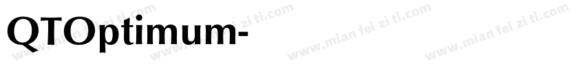 QTOptimum字体转换