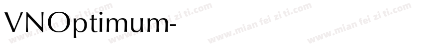 VNOptimum字体转换