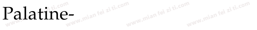 Palatine字体转换