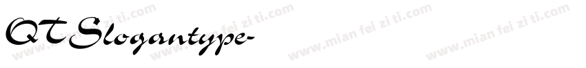 QTSlogantype字体转换