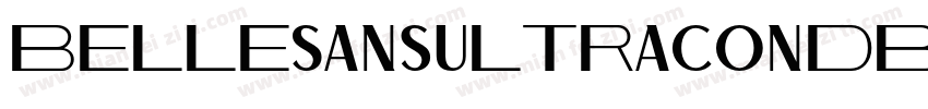BelleSansUltraCondBd字体转换