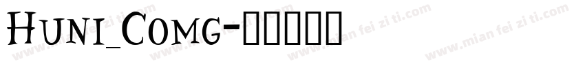 Huni_Comg字体转换