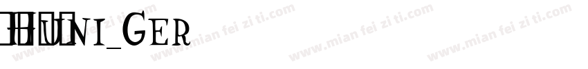 Huni_GergaBI字体转换