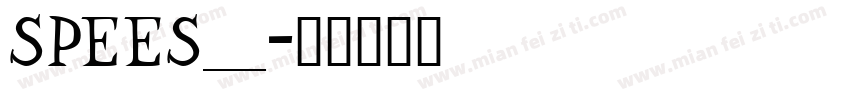SPEES___字体转换