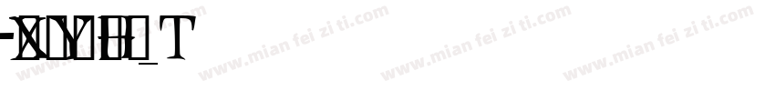 XYH_TOWNshx字体转换