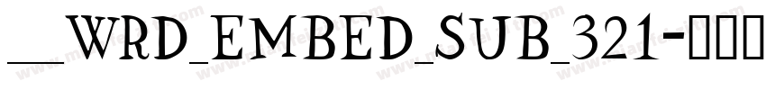___WRD_EMBED_SUB_321字体转换