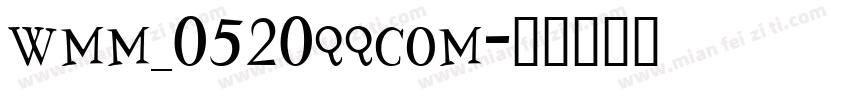 wmm_0520qqcom字体转换