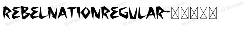 REBELNationRegular字体转换