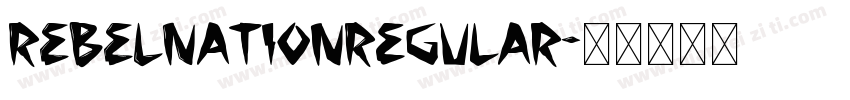 REBELNationRegular字体转换
