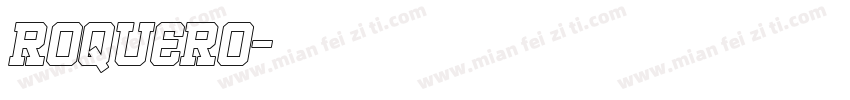 ROQUERO字体转换