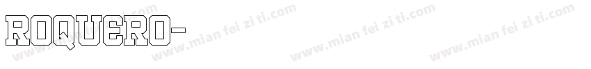 ROQUERO字体转换