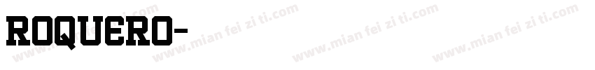 ROQUERO字体转换