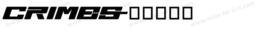 crimes字体转换
