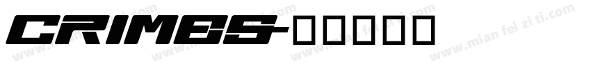 crimes字体转换