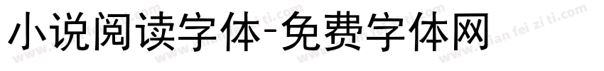 小说阅读字体字体转换