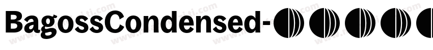 BagossCondensed字体转换