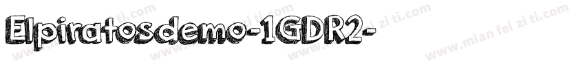 Elpiratosdemo-1GDR2字体转换
