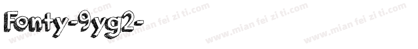 Fonty-9yg2字体转换